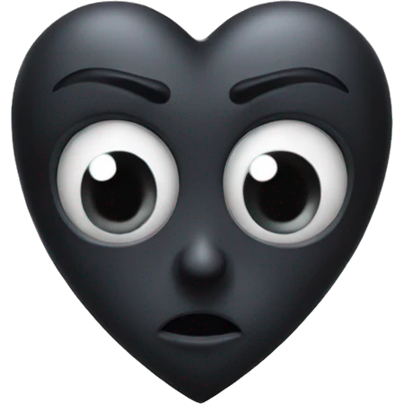 Gothic heart emoji