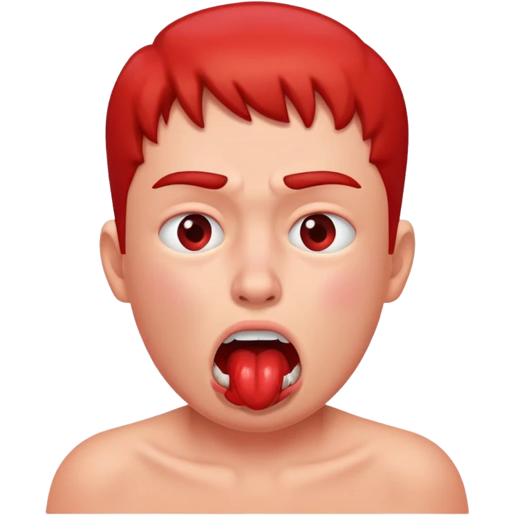 chocking yourself  emoji