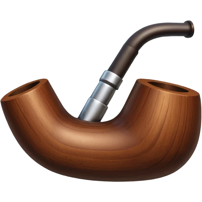 pipe en bois de magritte emoji