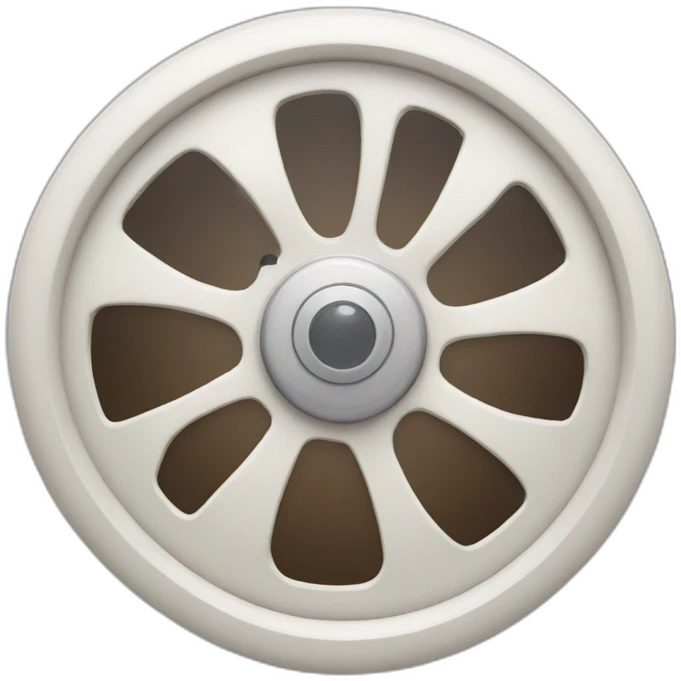 Chat roue qui fait un clin d'œil emoji