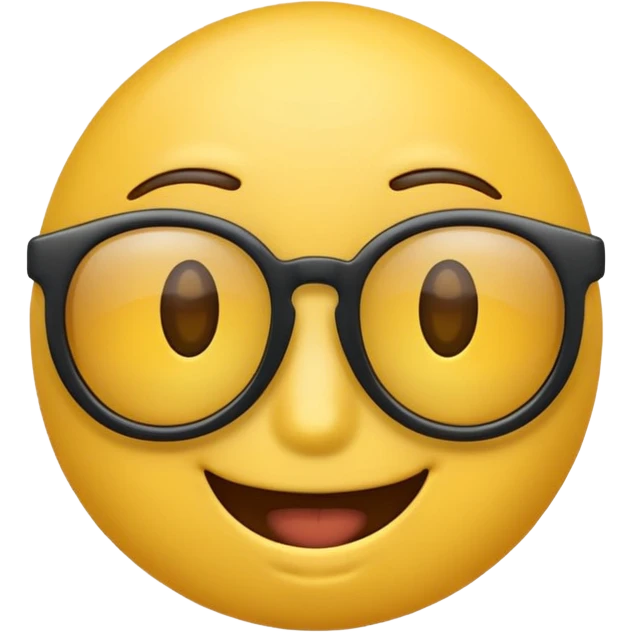 Emoji con gafas  emoji