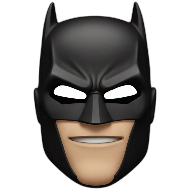 batman no mask emoji