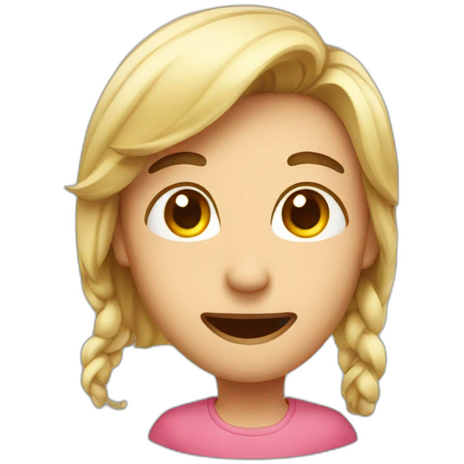 person blushing emoji