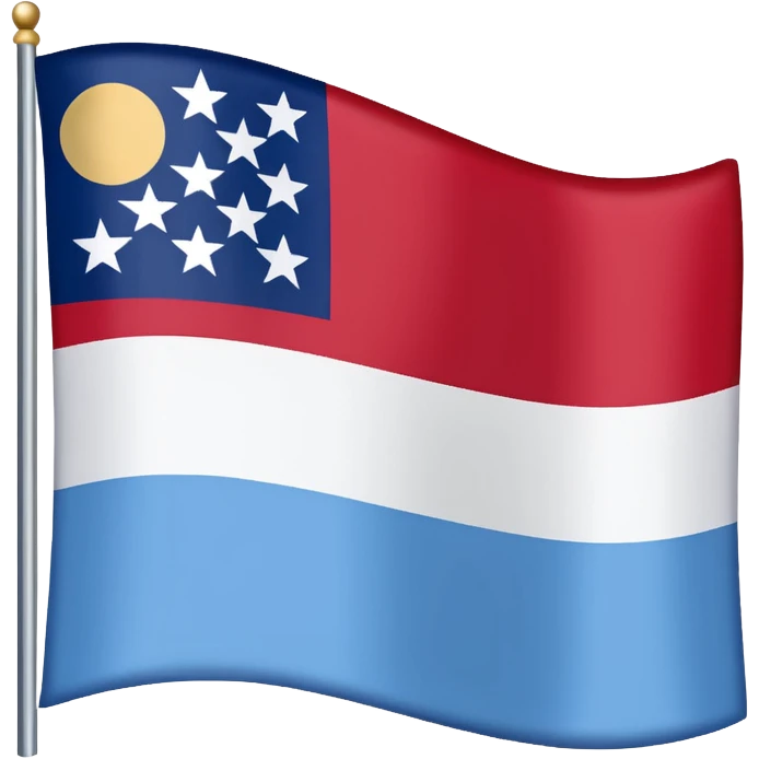 North Carolina state flag emoji