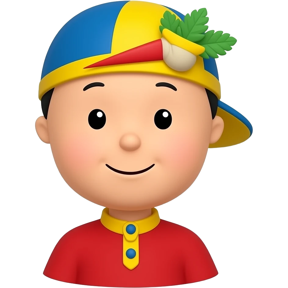 Caillou emoji