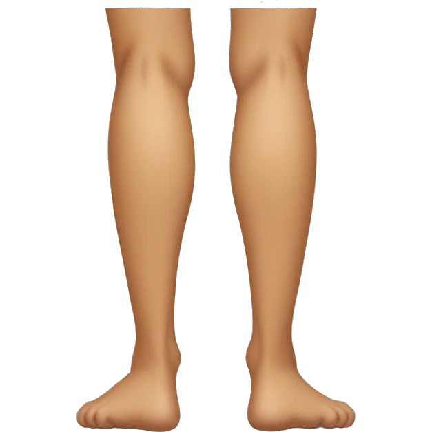 legs and back emoji
