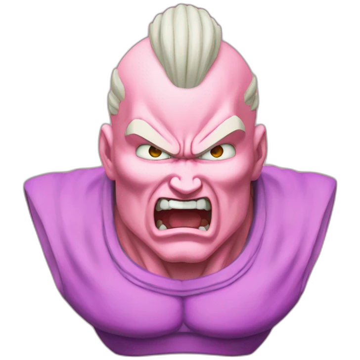 Majin Boo from dragon ball z emoji