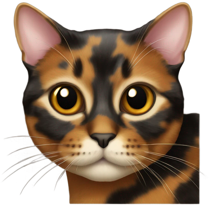 Tortoiseshell cat emoji