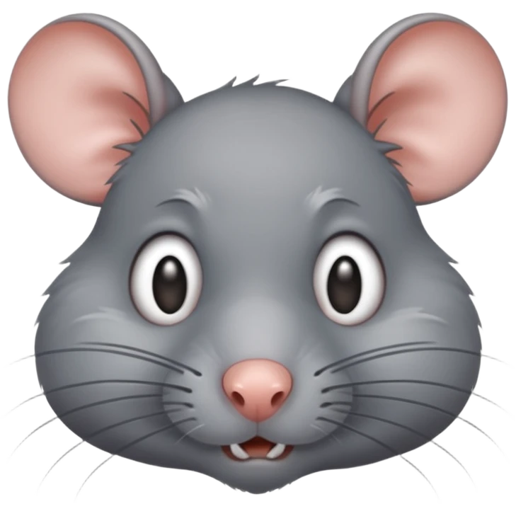 Nauseous rat emoji