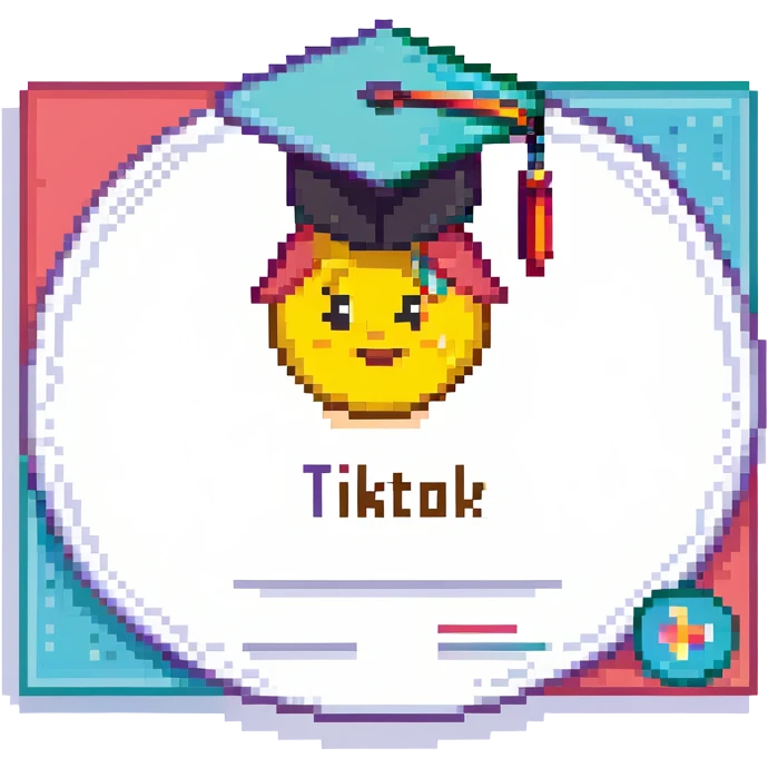 TikTok certification meme emoji, playful and humorous, inspired by popular TikTok memes emoji