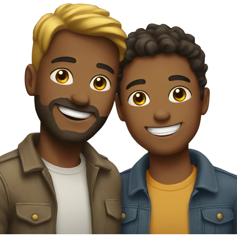smiling duo  emoji