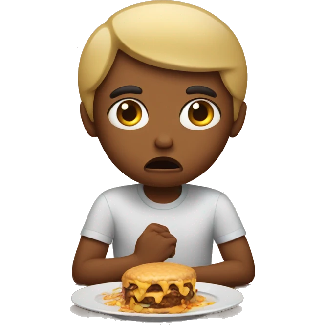 Anxiety eating emoji