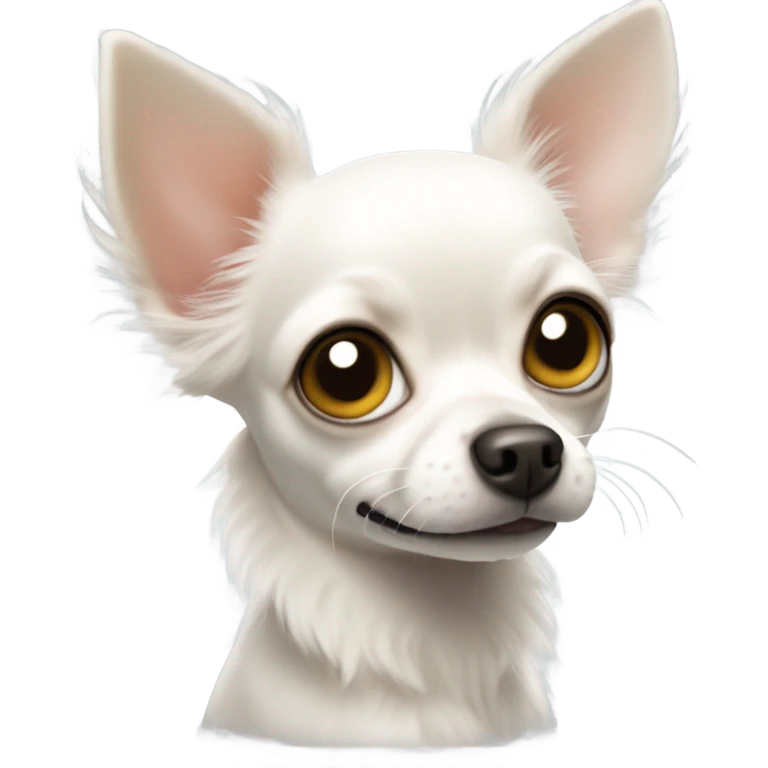 White Chihuahua emoji