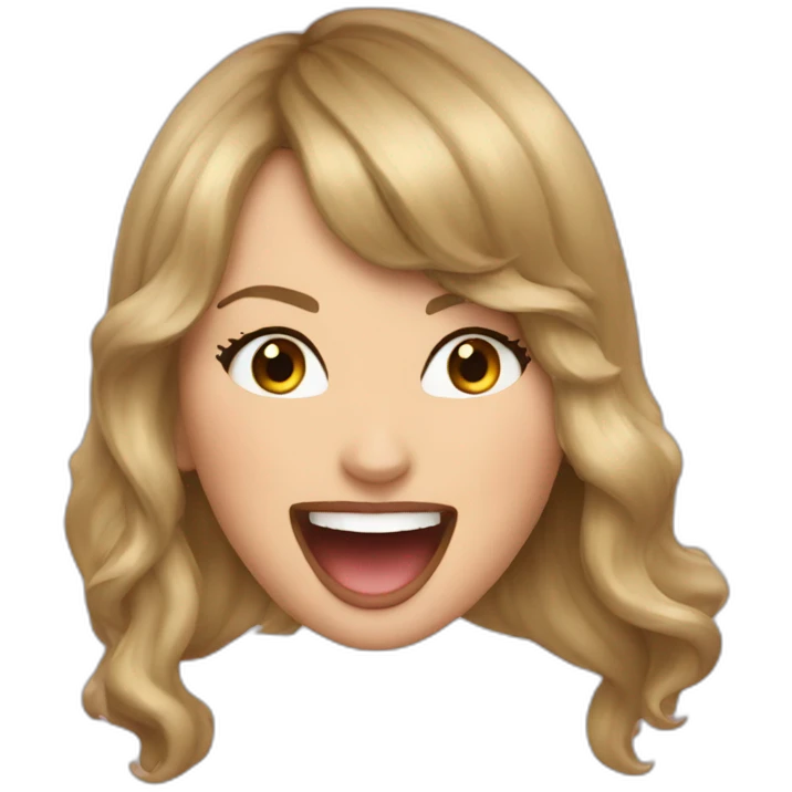 taylor swift laugh emoji