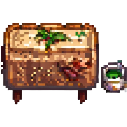 steak, pixel art style emoji
