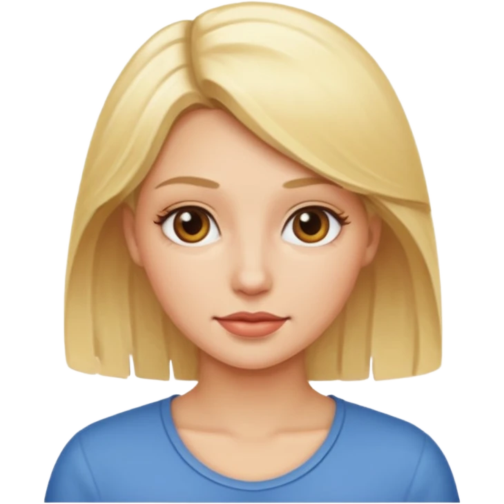 blonde woman emoji