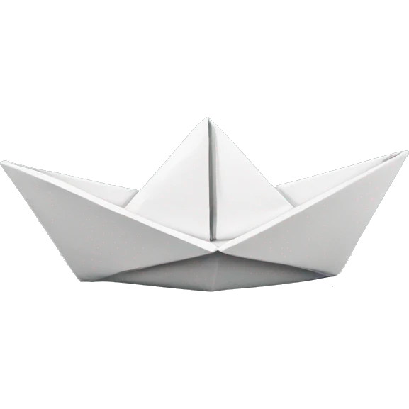 origami boat emoji