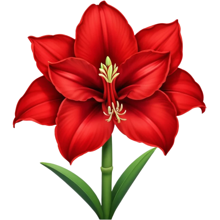 Can you make red Amaryllis emoji