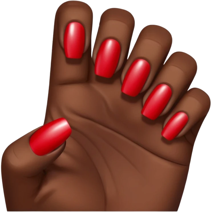 Emoji like this 💅🏾 but with cherry red nail polish  emoji