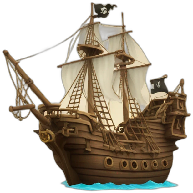 pirate ship emoji