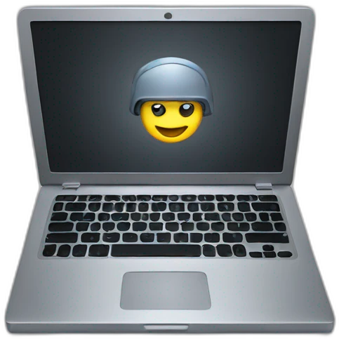 A programmers laptop emoji
