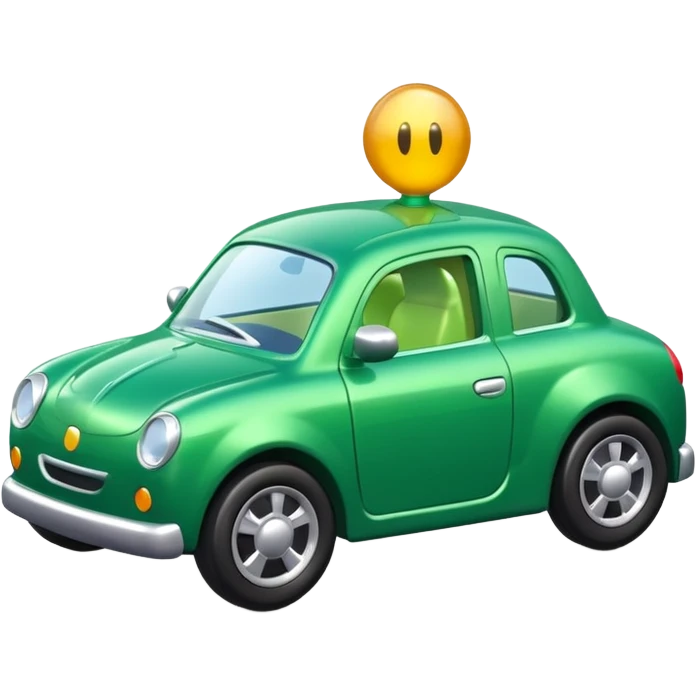green car toy emoji