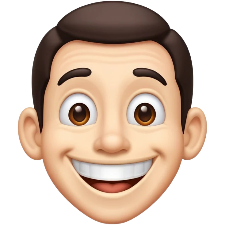 goofy smiling emoji