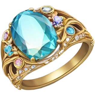 Happy with ring emoji