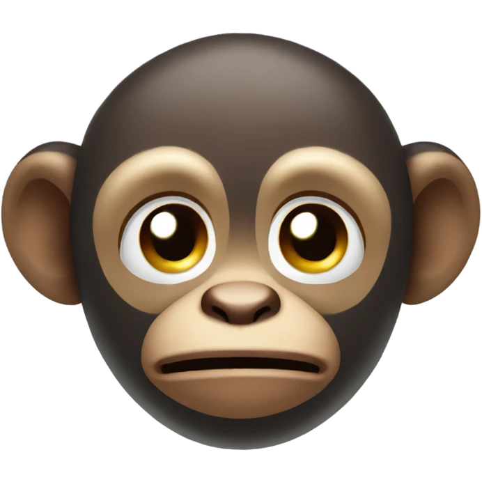teary eyed monkey emoji