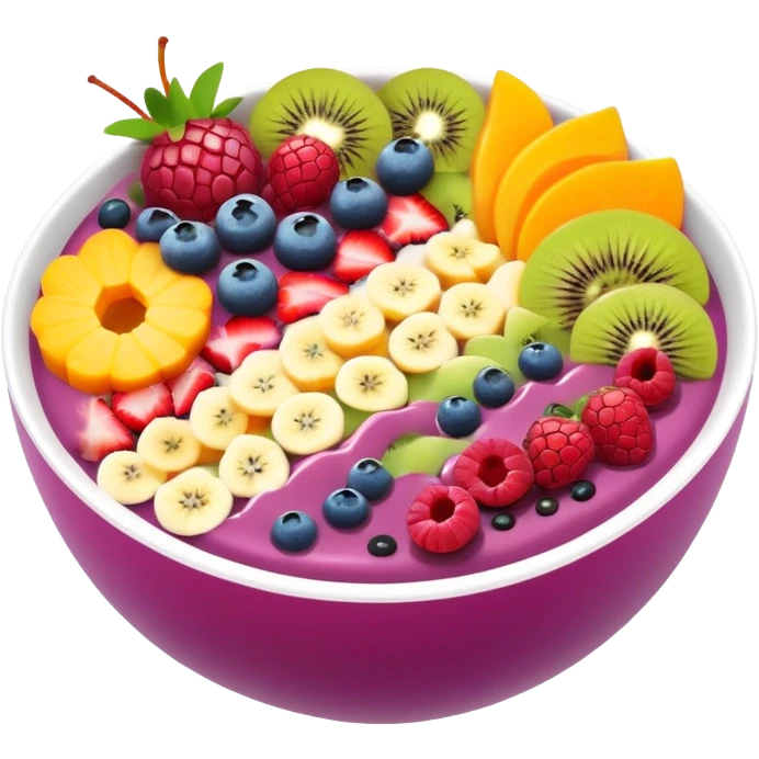 smoothie bowl  emoji
