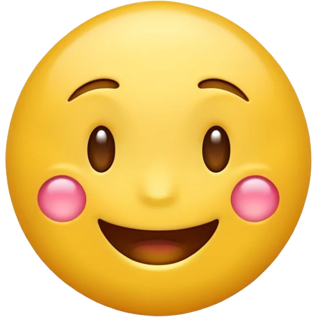 Happy yellow emoji face, gently bouncing up and down. Ultra smooth coherent movement, shot with IMAX Camera, hyper detailed photorealism, ultra high definition, cinematic crisp realism. White background, close-up. emoji