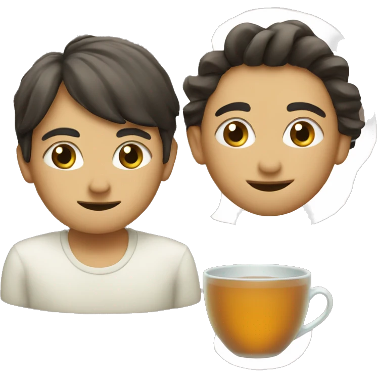 Tea and yap emoji