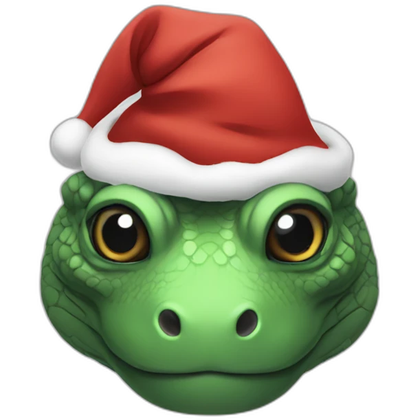 santa-komodo emoji