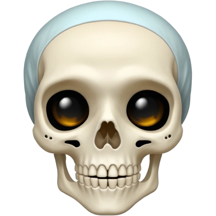 Shy Skeleton emoji