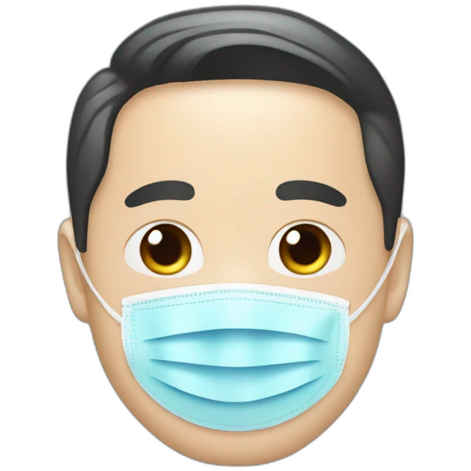jinping xi in a Medical masks emoji