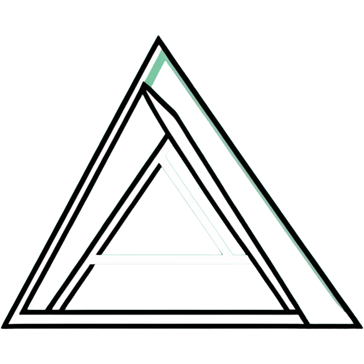 Maya cultural symbol with message theme, strictly only white and deep dark green colors, clean geometric lines, angular, minimalist emoji