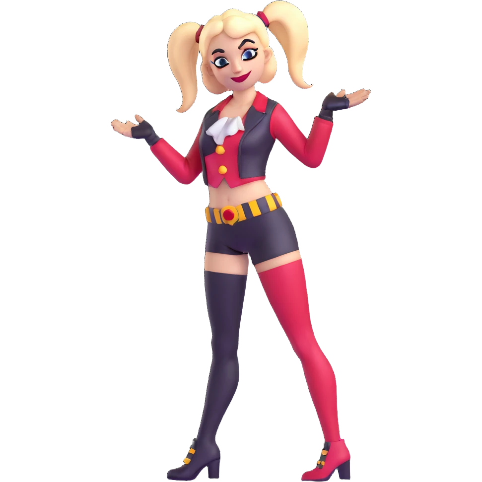Harley Quinn from DC Comics emoji