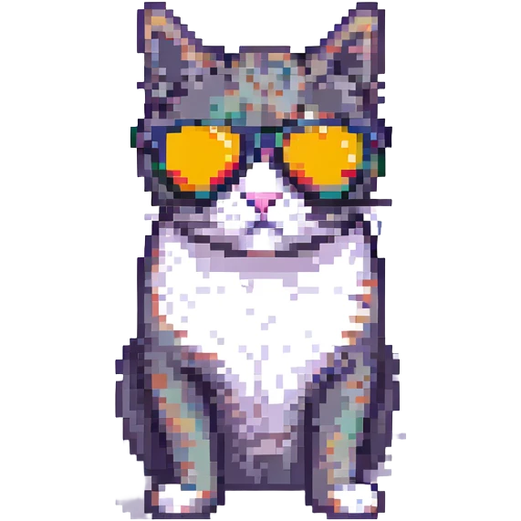 cat wearing sunglasses emoji