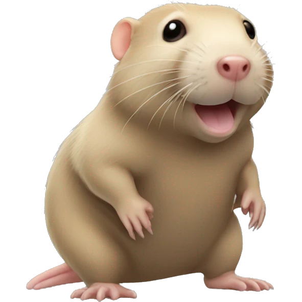 mole rat emoji