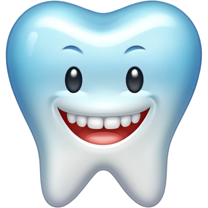 Ordinary tooth emoji