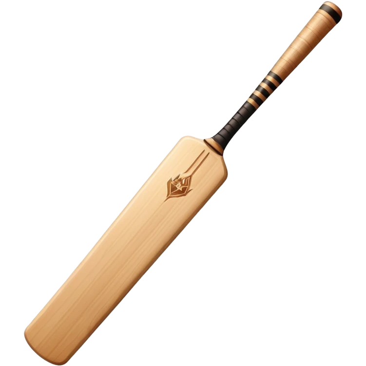 Cricket bat emoji
