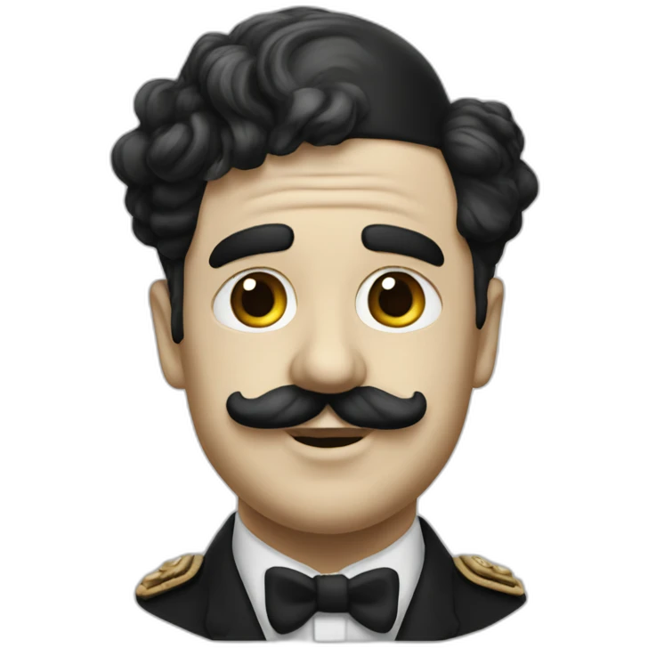 Chaplin in dictator emoji