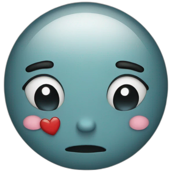 Emoji avec une auréole et des cœur emoji