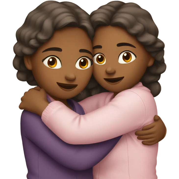 Sister hug emoji