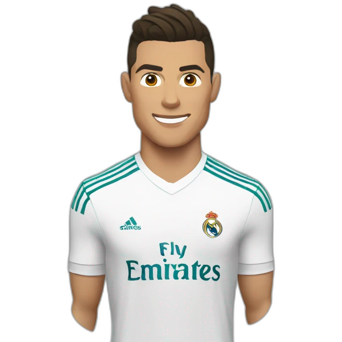 Cristiano Ronaldo in Real Madrid emoji