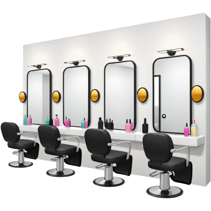 Hair salon emoji