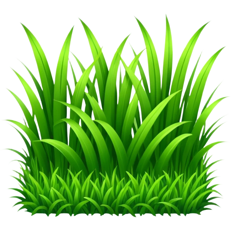 green grass straight  emoji