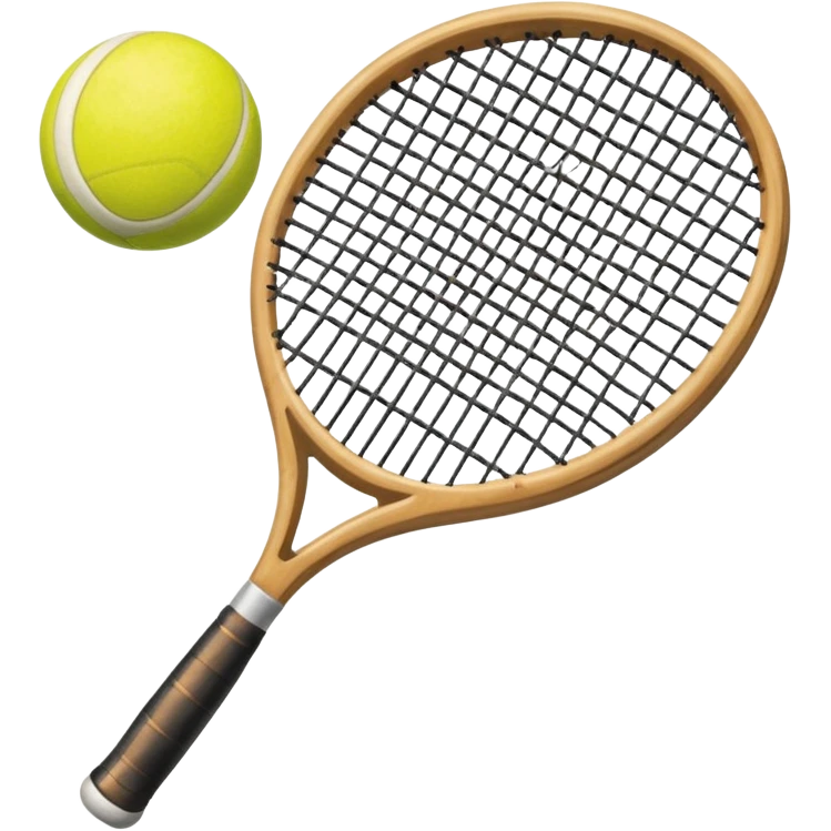 Racket and ball emoji