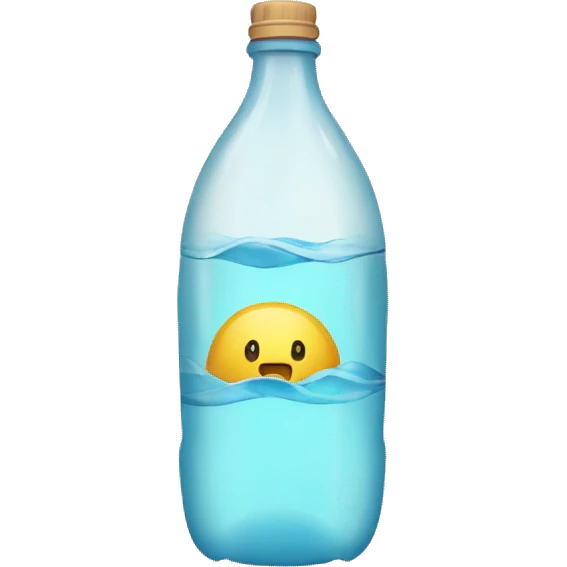 Botella de agua emoji