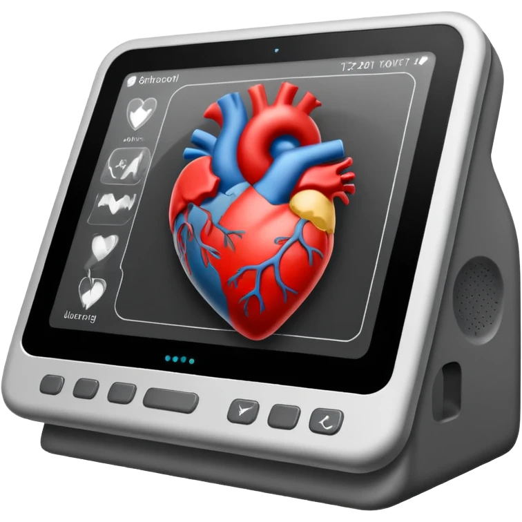 Cardiovascular ultrasound emoji